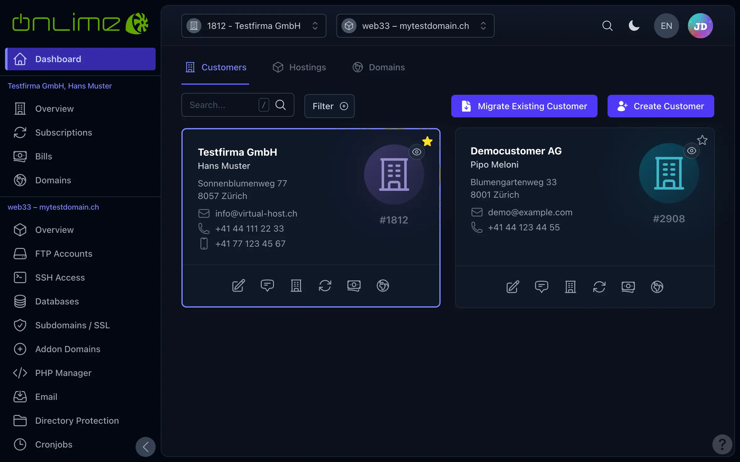Dashboard