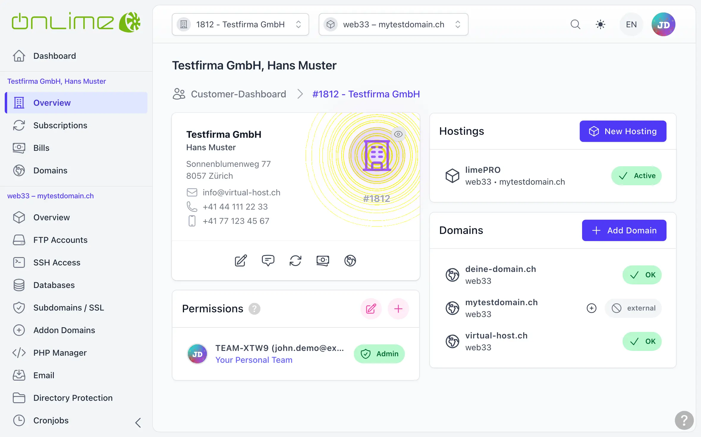 Customer overview