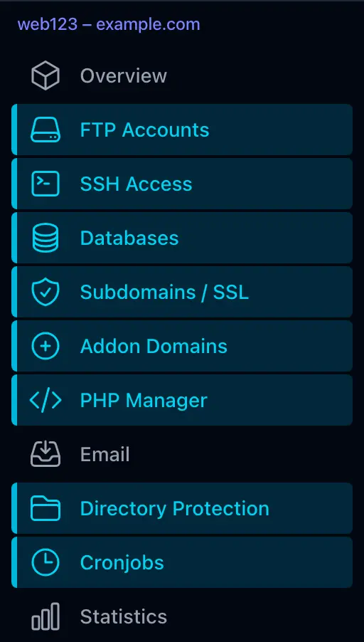 Hosting Web